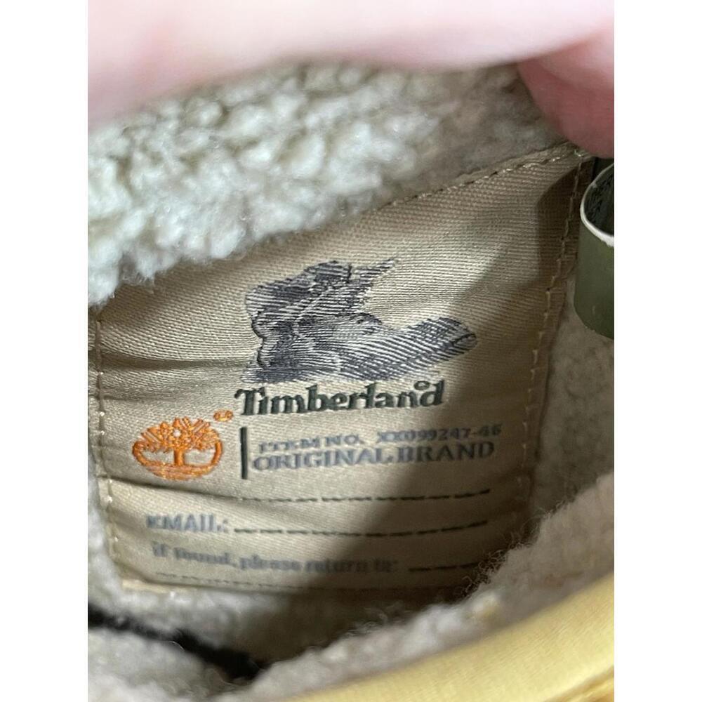 Timberland 650 Women’s Wheat Suede Leather Fleece Insulated Winter Boots Sz 7 - Picture 7 of 9